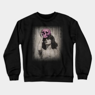 Woman and skull Crewneck Sweatshirt